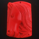 Pre-Conjure Were-Horse in Natural Cinnabar Pendant Pre-Conjure Were-Horse in Natural Cinnabar Pendant